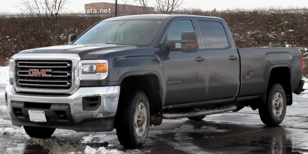 المواصفات والتفاصيل التقنية الكاملة 2015 GMC Sierra 2500HD IV (GMTK2XX) Crew Cab Long Box 6.0 V8 (360 Hp) 4WD Automatic