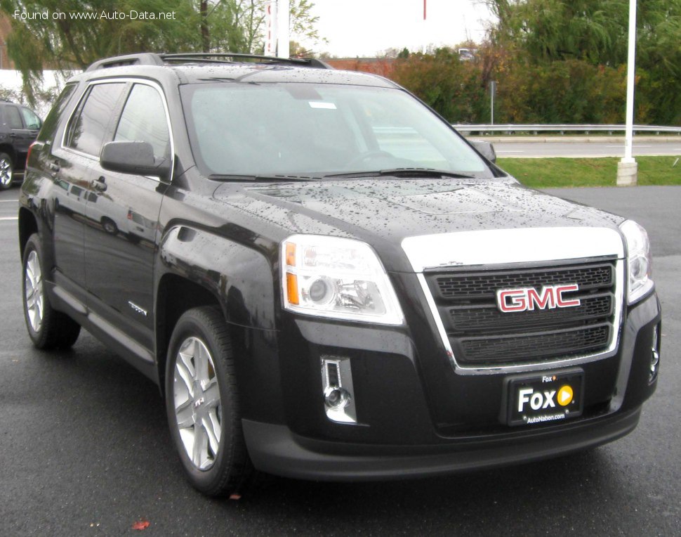 Full specifications and technical details 2010 GMC Terrain I 2.4 (182 Hp) Automatic