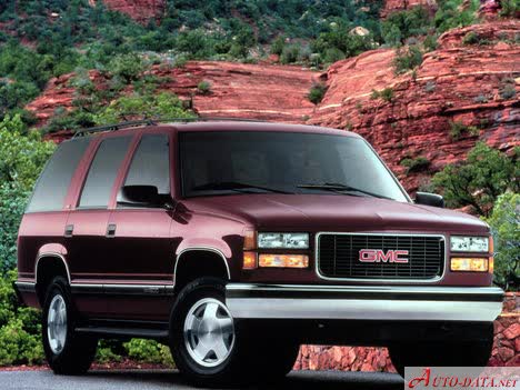 Spécifications complètes et détails techniques 1995 GMC Yukon I (GMT400, 5-door) 5.7 i V8 (258 Hp) Automatic