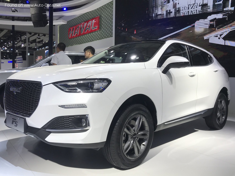 Full specifications and technical details 2018 Haval F5 1.5 (169 Hp) DCT