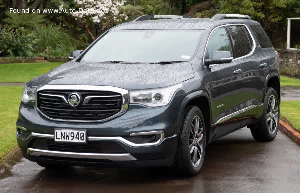 Full specifications and technical details 2017 Holden Acadia 3.6 (231 Hp) Step Gear
