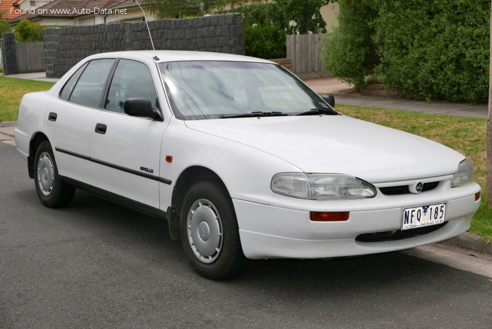 Vollständige Spezifikationen und technische Details 1991 Holden Apollo 3.0 i V6 24V (180 Hp)