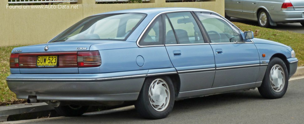 Full specifications and technical details 1990 Holden Calais (VP, facelift 1991) 5.0 i V8 (224 Hp)