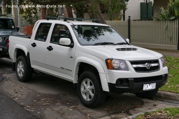 المواصفات والتفاصيل التقنية الكاملة 2008 Holden Colorado I Crew Cab 3.6 V6 (214 Hp) Automatic