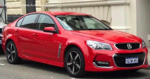 المواصفات والتفاصيل التقنية الكاملة 2015 Holden Commodore Sedan IV (VFII, facelift 2015) 3.6 SIDI V6 (286 Hp)