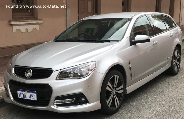 Full specifications and technical details 2013 Holden Commodore Sportwagon IV (VF) 6.0 V8 AFM (354 Hp) Flex Fuel Automatic