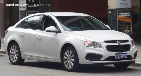 Spécifications complètes et détails techniques 2015 Holden Cruze Sedan (JH, facelift 2015) 1.6 iTi (180 Hp) Automatic