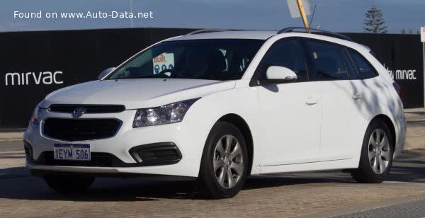 Spécifications complètes et détails techniques 2015 Holden Cruze Sportwagon (JH, facelift 2015) 1.8 ECOTEC (141 Hp) Automatic