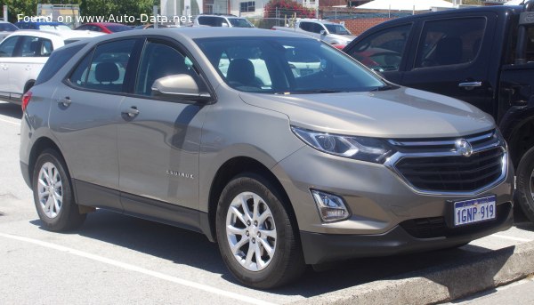 المواصفات والتفاصيل التقنية الكاملة 2017 Holden Equinox (EQ) 1.5T (173 Hp) Automatic