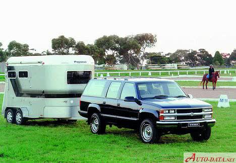 Vollständige Spezifikationen und technische Details 1999 Holden Suburban (8KL35) 6.5 i V8 SLE (195 Hp)