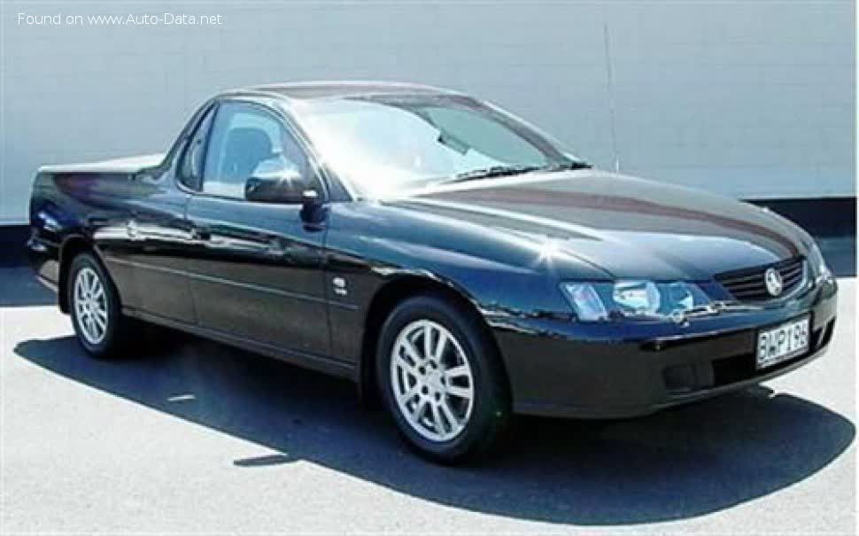 Full specifications and technical details 2002 Holden Ute I (facelift 2002) 5.7 V8 (340 Hp)