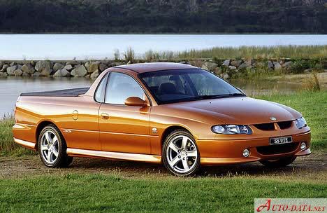 Vollständige Spezifikationen und technische Details 2000 Holden Ute I 5.0 i V8 32V VR-6 (265 Hp)