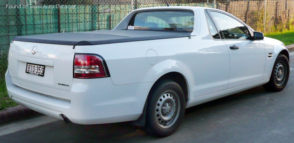 المواصفات والتفاصيل التقنية الكاملة 2007 Holden Ute II Omega 3.6 V6 (265 Hp)