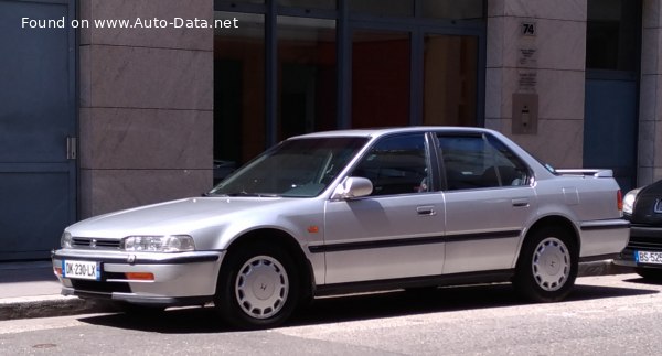 Full specifications and technical details 1990 Honda Accord IV (CB3,CB7) 2.0 i 16V (133 Hp)