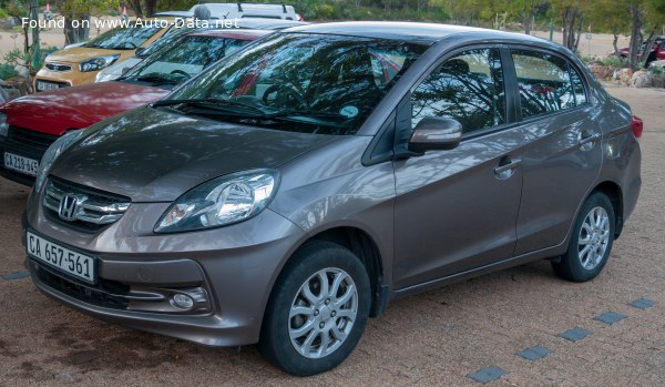 المواصفات والتفاصيل التقنية الكاملة 2013 Honda Amaze I 1.5d (100 Hp)