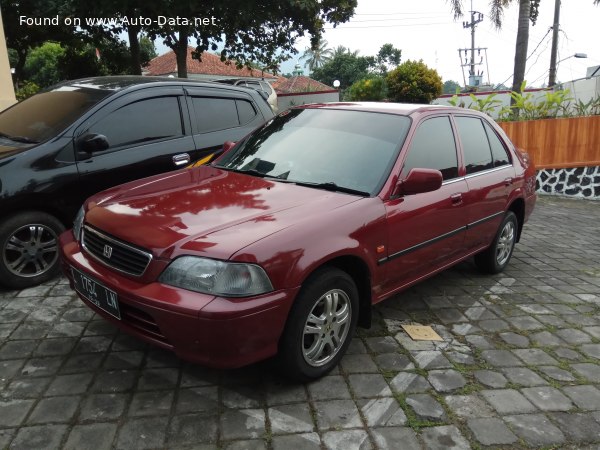 المواصفات والتفاصيل التقنية الكاملة 1996 Honda City Sedan III 1.3i (95 Hp)