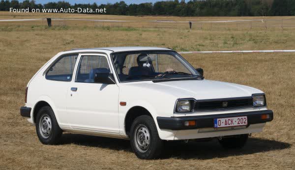 Full specifications and technical details 1980 Honda Civic II Hatchback 1.2 (60 Hp)