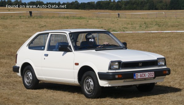 Full specifications and technical details 1979 Honda Civic II Hatchback 1.3 (60 Hp)