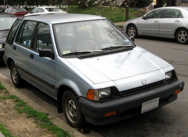 المواصفات والتفاصيل التقنية الكاملة 1985 Honda Civic III Shuttle 1.5 4WD (AR) (86 Hp)