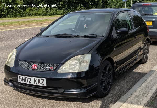 المواصفات والتفاصيل التقنية الكاملة 2001 Honda Civic Type R (EP3) 2.0 (200 Hp)