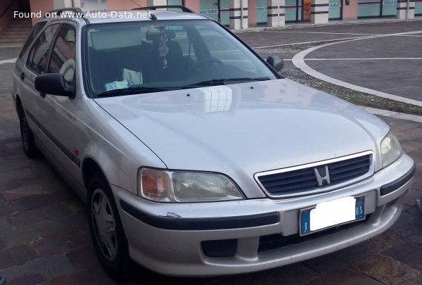 Full specifications and technical details 1998 Honda Civic VI Wagon 1.4 16V (75 Hp)