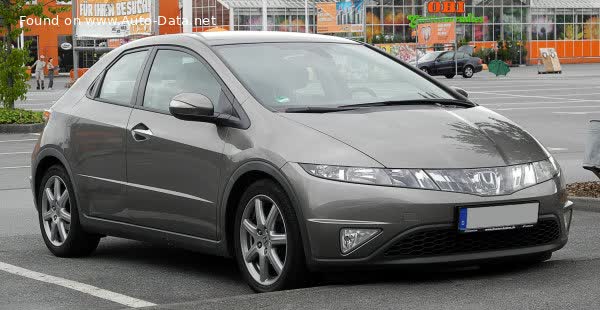 Full specifications and technical details 2006 Honda Civic VIII Hatchback 5D 2.2 D (140 Hp)