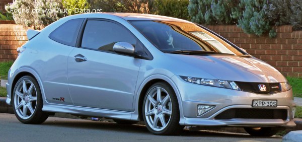 المواصفات والتفاصيل التقنية الكاملة 2007 Honda Civic Type R (FN2) 2.0 (201 Hp)