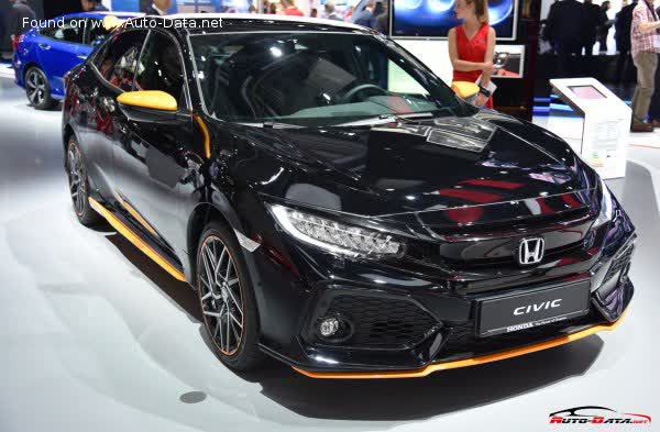 Vollständige Spezifikationen und technische Details 2018 Honda Civic X Hatchback 1.6 i-DTEC (120 Hp)
