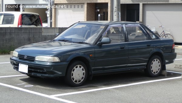 Full specifications and technical details 1989 Honda Concerto (HW) 1.5i 16V (90 Hp)