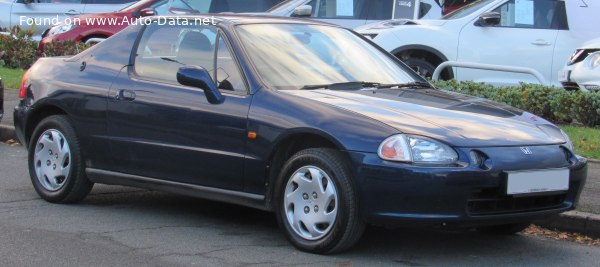 المواصفات والتفاصيل التقنية الكاملة 1992 Honda CRX III (EH,EG) 1.6 i VTi (EG2) (160 Hp)