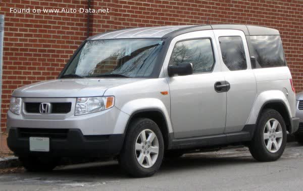 Spécifications complètes et détails techniques 2008 Honda Element I (facelift 2008) 2.4 (166 Hp)