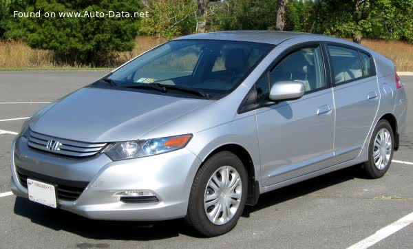 Full specifications and technical details 2009 Honda Insight II 1.3 i-VTEC (88 Hp) Hybrid CVT