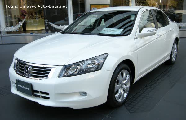 Full specifications and technical details 2007 Honda Inspire V (CP3) 3.5 V6 (280 Hp) ECT