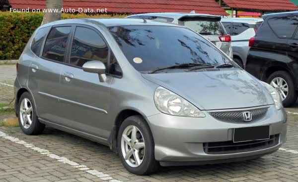 Full specifications and technical details 2002 Honda Jazz I 1.4 (83 Hp) CVT