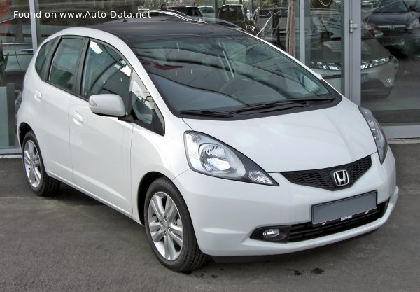 المواصفات والتفاصيل التقنية الكاملة 2008 Honda Jazz II 1.2 (90 Hp)