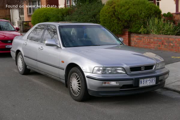 Vollständige Spezifikationen und technische Details 1991 Honda Legend II (KA7) 3.2i 24V (205 Hp)