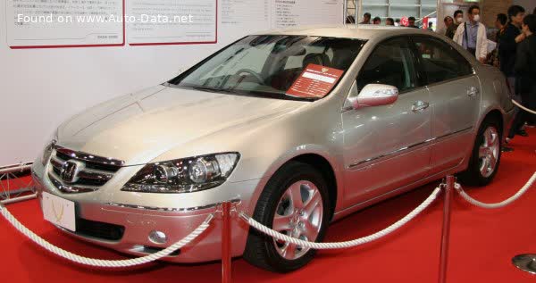 Full specifications and technical details 2004 Honda Legend IV (KB1) 3.5 V6 VTEC (295 Hp) SH-AWD