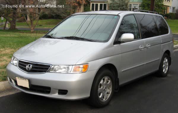 Full specifications and technical details 1999 Honda Odyssey II 3.5 i V6 LS (243 Hp)