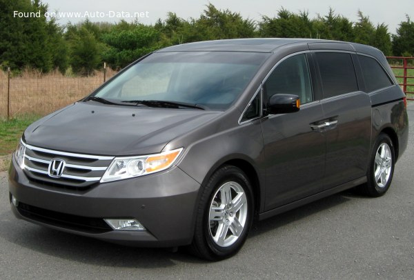 المواصفات والتفاصيل التقنية الكاملة 2011 Honda Odyssey IV Touring 3.5 V6 (248 Hp) Automatic