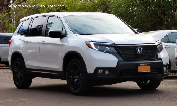 Full specifications and technical details 2018 Honda Passport III 3.5 V6 (280 Hp) AWD Automatic