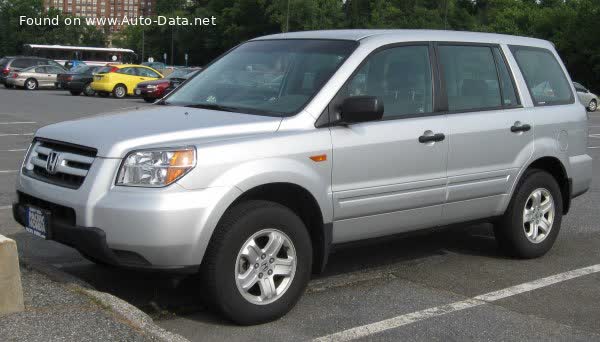 Full specifications and technical details 2006 Honda Pilot I (facelift 2006) 3.5 V6 (248 Hp) Automatic