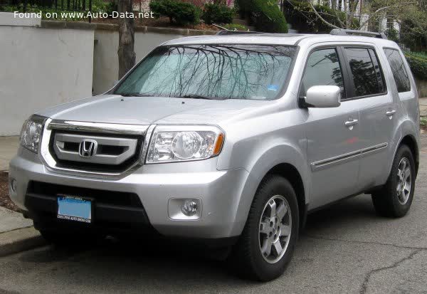 Full specifications and technical details 2008 Honda Pilot II 3.5 V6 (253 Hp) Automatic