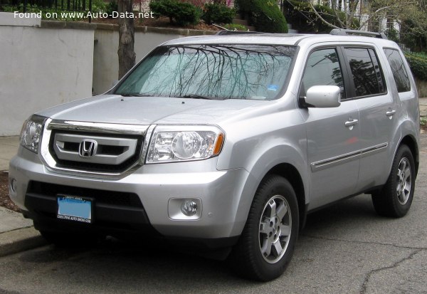 Full specifications and technical details 2008 Honda Pilot II 3.5 V6 (253 Hp) 4WD Automatic