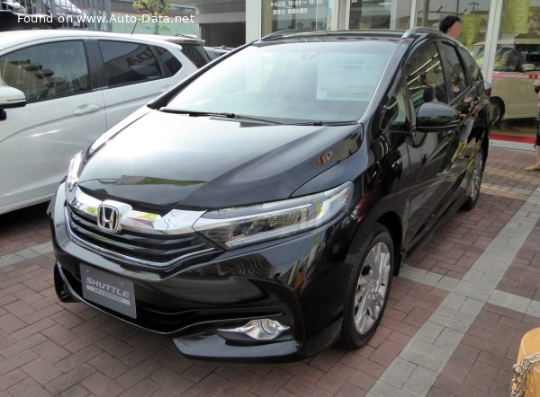 Full specifications and technical details 2015 Honda Shuttle 1.5 (129 Hp) CVT