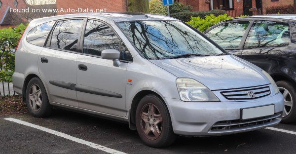 المواصفات والتفاصيل التقنية الكاملة 2001 Honda Stream 1.7i (125 Hp)