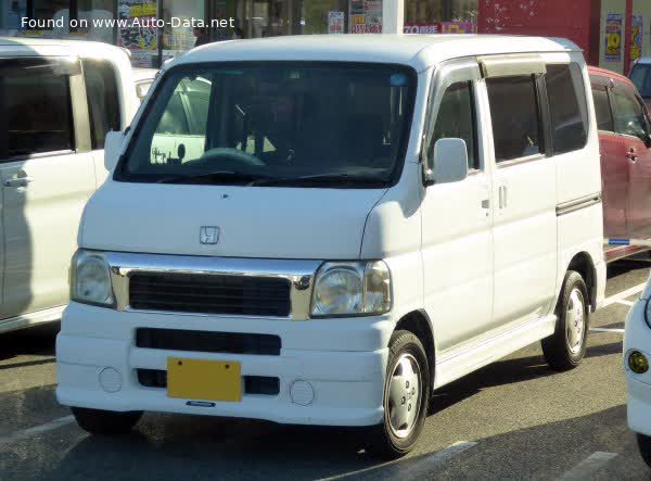 Full specifications and technical details 1999 Honda Vamos (HM1) 0.7i 12V Turbo 4WD (64 Hp)