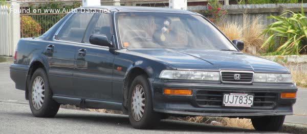 المواصفات والتفاصيل التقنية الكاملة 1989 Honda Vigor (CB5) 2.5 i 20V S (190 Hp)