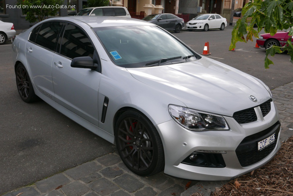 Full specifications and technical details 2013 HSV Clubsport Gen-F 6.2 V8 (431 Hp)