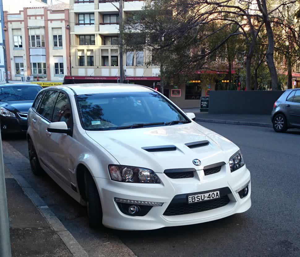 Full specifications and technical details 2012 HSV Clubsport Tourer (VE II) R8 6.2 V8 (442 Hp) Automatic