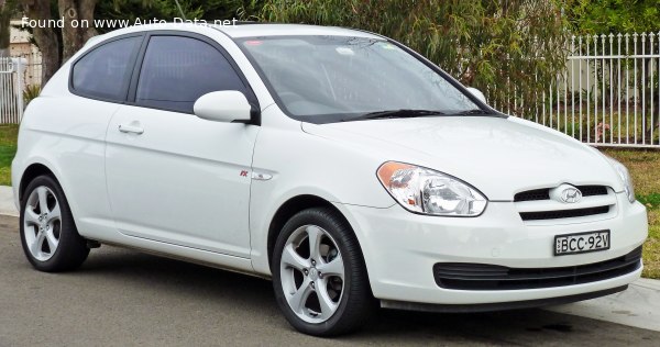 Full specifications and technical details 2006 Hyundai Accent Hatchback III 1.6 (112 Hp)